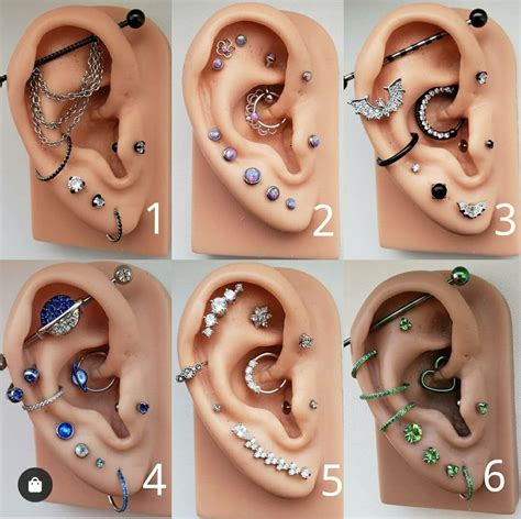 piercing combinations|best ear piercing sets.